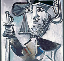 Pablo Picassos Mousquetaire à l'épée, 1972 