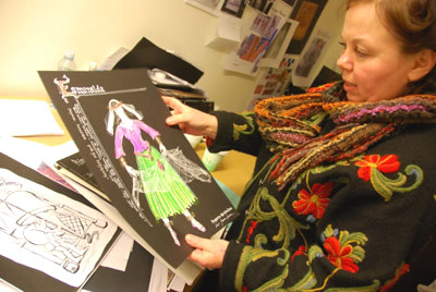 Kostymdesigner Yvonne Ericsson