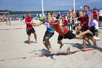 Beachhandbollfestivalen i Åhus.